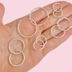 ARO CUBANO TORNEADO X5 PLATA 925